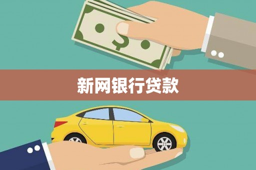 沧县新网银行贷款
