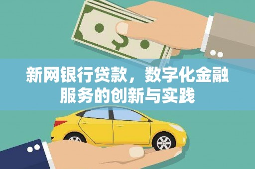 沧县新网银行贷款，数字化金融服务的创新与实践