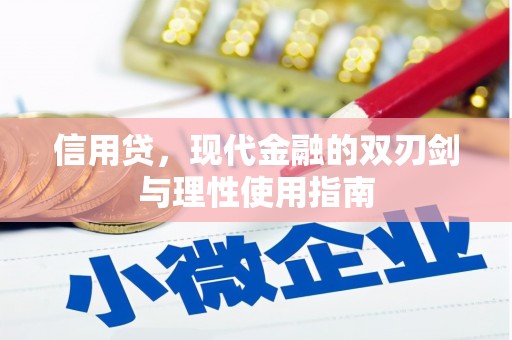 沧县信用贷，现代金融的双刃剑与理性使用指南