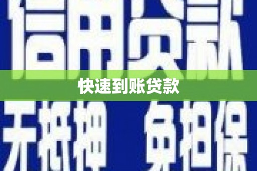 沧县快速到账贷款