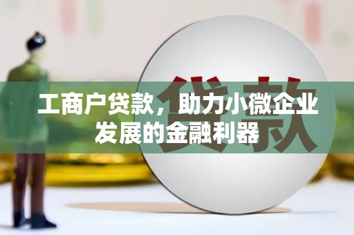 沧县工商户贷款，助力小微企业发展的金融利器