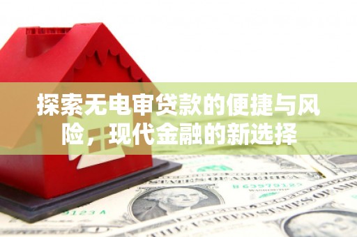 沧县探索无电审贷款的便捷与风险，现代金融的新选择