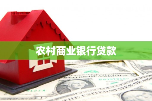 沧县农村商业银行贷款