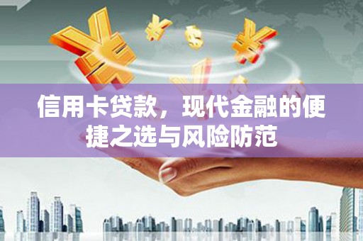 沧县信用卡贷款，现代金融的便捷之选与风险防范