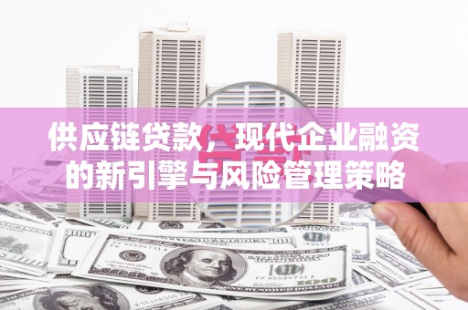 沧县供应链贷款，现代企业融资的新引擎与风险管理策略