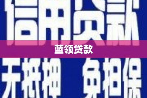 沧县蓝领贷款
