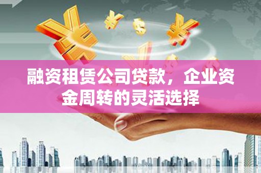 沧县融资租赁公司贷款，企业资金周转的灵活选择