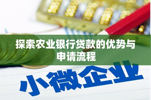 沧县探索农业银行贷款的优势与申请流程