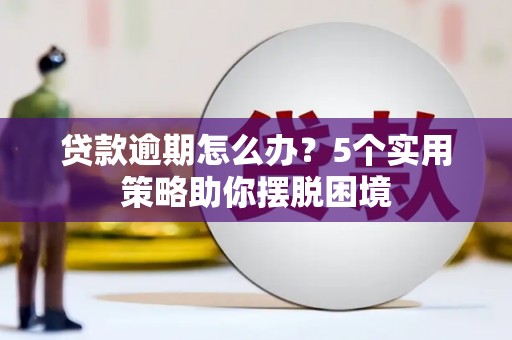 沧县贷款逾期怎么办？5个实用策略助你摆脱困境