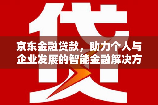 沧县京东金融贷款，助力个人与企业发展的智能金融解决方案