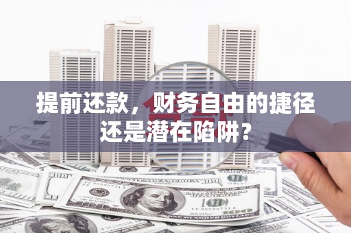 沧县提前还款，财务自由的捷径还是潜在陷阱？