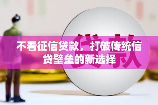 沧县不看征信贷款，打破传统信贷壁垒的新选择