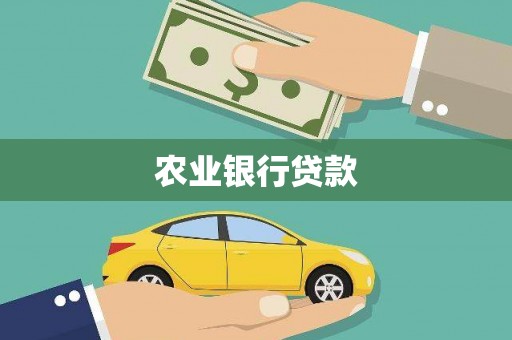 沧县农业银行贷款