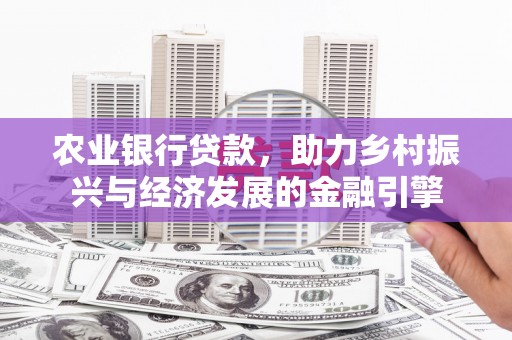 沧县农业银行贷款，助力乡村振兴与经济发展的金融引擎