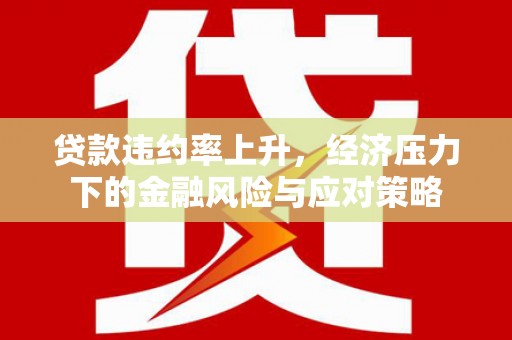 沧县贷款违约率上升，经济压力下的金融风险与应对策略