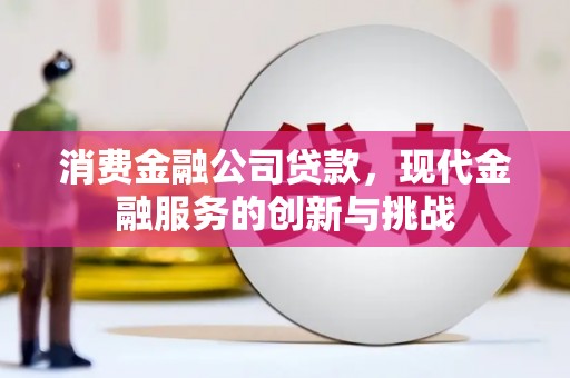 沧县消费金融公司贷款，现代金融服务的创新与挑战