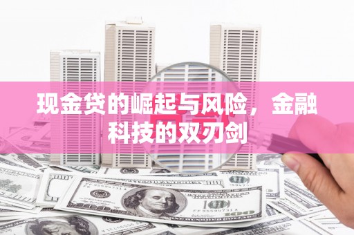 沧县现金贷的崛起与风险，金融科技的双刃剑