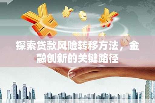 沧县探索贷款风险转移方法，金融创新的关键路径