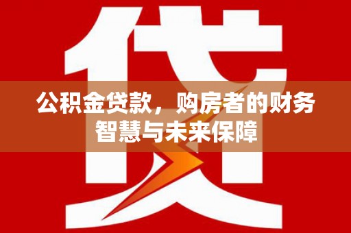 沧县公积金贷款，购房者的财务智慧与未来保障