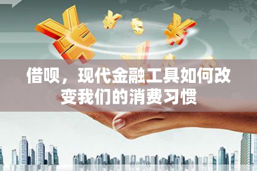 沧县借呗，现代金融工具如何改变我们的消费习惯
