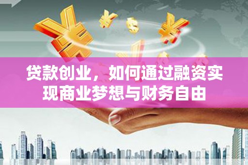 沧县贷款创业，如何通过融资实现商业梦想与财务自由
