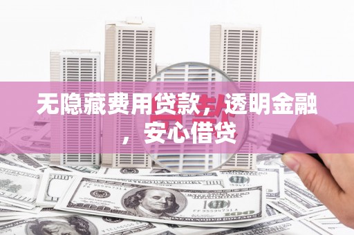 沧县无隐藏费用贷款，透明金融，安心借贷