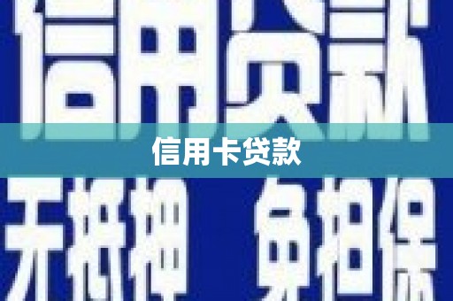 沧县信用卡贷款