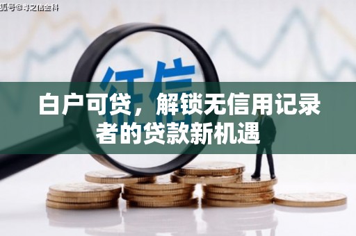 沧县白户可贷，解锁无信用记录者的贷款新机遇