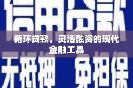 沧县循环贷款，灵活融资的现代金融工具