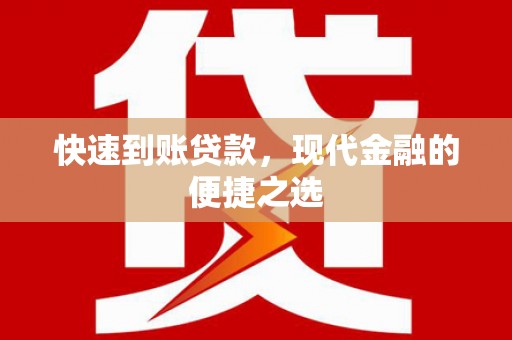 沧县快速到账贷款，现代金融的便捷之选