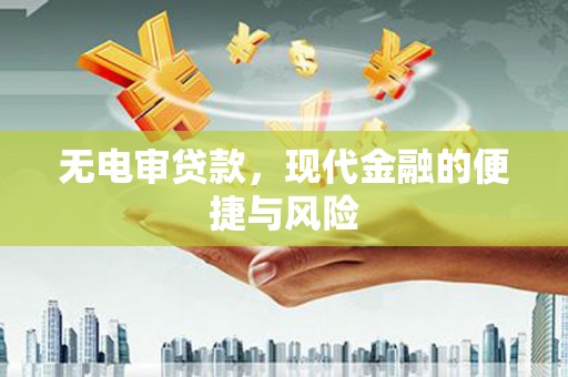 沧县无电审贷款，现代金融的便捷与风险