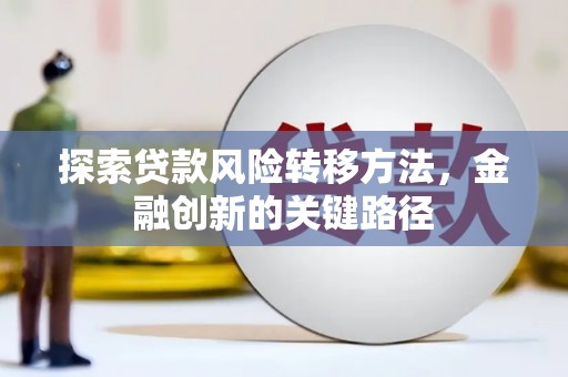 沧县探索贷款风险转移方法，金融创新的关键路径