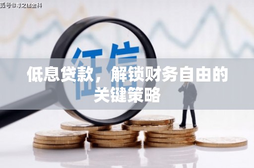 沧县低息贷款，解锁财务自由的关键策略