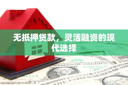 沧县无抵押贷款，灵活融资的现代选择