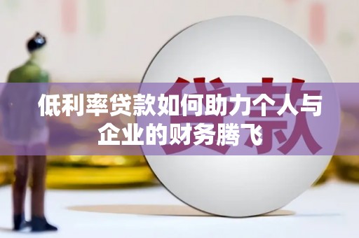 沧县低利率贷款如何助力个人与企业的财务腾飞