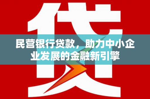 沧县民营银行贷款，助力中小企业发展的金融新引擎